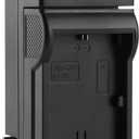 LP-E6 Battery Charger for Canon EOS 70D 80D 90D 6D 60D, 5D Mark IV, III, II, 5DS, 6D Mark II, EOS R Cameras and More, Black