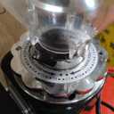 Huanyu Flat Burr Coffee Grinder with 19 Grinding Settings Electric Coffee Bean Grinder Adjustable Bulk Coffee Grinder Large Capacity 35oz Black