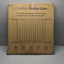 Cumbor 29.7-40.6" Baby Gate for Stairs, Mom's Choice Awards Winner-Dog Gate for Doorways, Pressure Mounted Auto-Close Pet Gates for Dogs Indoor, Safety Child Gate with Easy Walk Thru Door, White