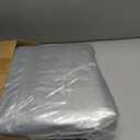 2 Pcs Silver 48" x 60" x 48" Heavy Duty Pallet Covers Outdoor PE Waterproof Pallet Cover Silver Tarp Waterproof for Construction Outdoor Storage