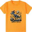 Halloween Shirts for Kids Boys Girls Toddler Halloween Shirt Pumpkin Shirts Ghost Clothes Short Cotton Sleeve Tee 2T-8Y