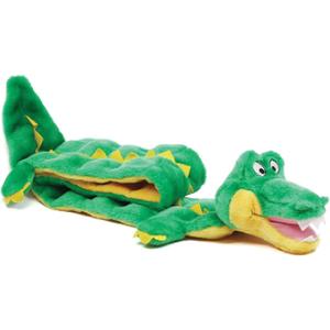 Outward Hound Squeaker Matz Plush Gator Dog Toy, XXL (2X-Large (Pack of 1), Squeaker Matz Gator)