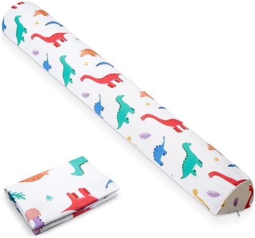Hahafelt 1 Pcs 52.5 x 7 x 5 Inches Bed Bumper Cover for Toddlers Foam Safety Rail Protective Cover with Non-Slip Bottom Large Size, Machine Washable, Easy to Care