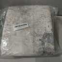 2X6 Washable Runner Rug for Hallway: Soft Neutral Modern Abstract Area Rug - Non-Slip Low Pile Long Throw Indoor Carpet for Kitchen Entryway Kitchen Bedroom Laundry Bathroom- Blue Grey