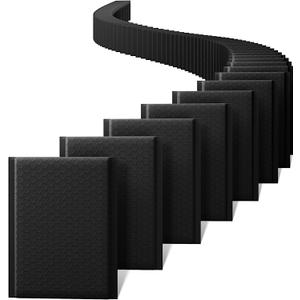 Metronic Bubble Mailers 6x10 Inch 100 Pack Black Usable Size 6x9" Opaque Padded Envelopes Waterproof Bubble Envelopes Cushioning Mailer for Small Business Mailing Makeup Jewelry Gifts