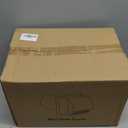 8 Inch Hooded Wall Vent Cover Outside, Dryer Exhaust Vent Metal Mesh Cover, Wall Vents Cover Exterior Air Exhaust for Kitchen Bathroom House Range Hood HVAC (White)