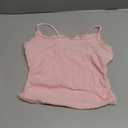 SOLY HUX Women's 2 Piece Outfit Ribbed Knit Cute Camisole and Mini Shorts Set (Pink,Small)