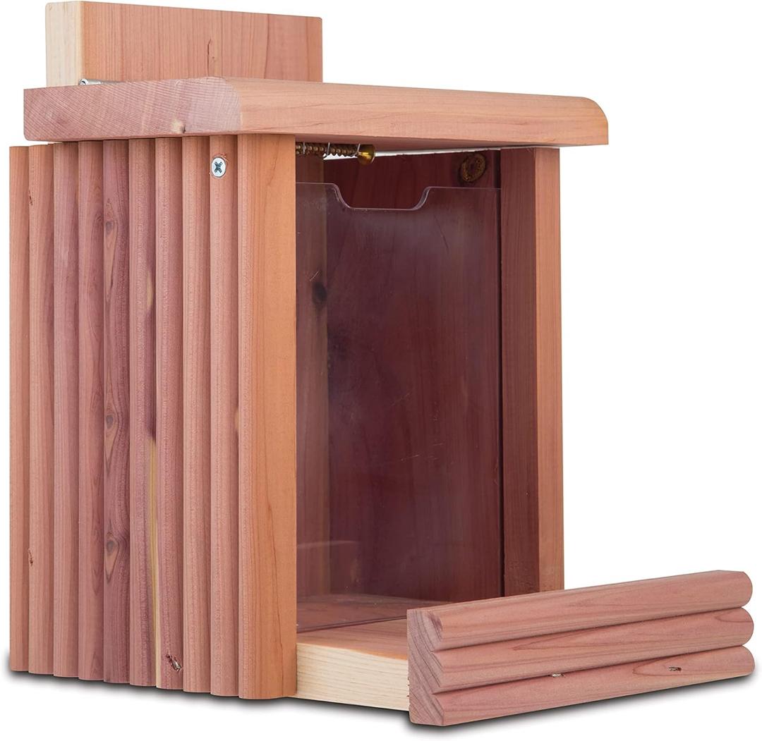 Pennington Cedar Squirrel Snacker Feeder, 2.75 LB Capacity