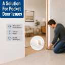 6 x Prime-Line N 6567 Nylon Bypass Door Floor Guide, 2 Pack