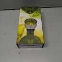 AOZITA [1PACK 17 oz Glass Olive Oil Dispenser Bottle Set - 500ml Dark Green Oil & Vinegar Cruet Bottle & 17oz Glass Olive Oil Dispenser - Oil and Vinegar Cruet Bottle with Stainless Steel Pourers