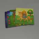 Butterfly Edufields 4-in-1 Princess, Unicorn, Mermaid, Fairy Puzzles for girls Ages 3-5 4-6 | Jigsaw Puzzles for Toddlers | Preschool Learning Educational Toys | Brain teasers Christmas birthday gifts