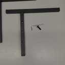 3 Black Rods, 9.8 inches width, 8.2 inches long, 3 holes