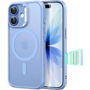 ESR for iPhone 17 Case, Camera Control, Compatible with MagSafe, Shockproof Military-Grade Protection, Magnetic Phone Case for iPhone 17, Classic Hybrid Case,Frosted Light Blue