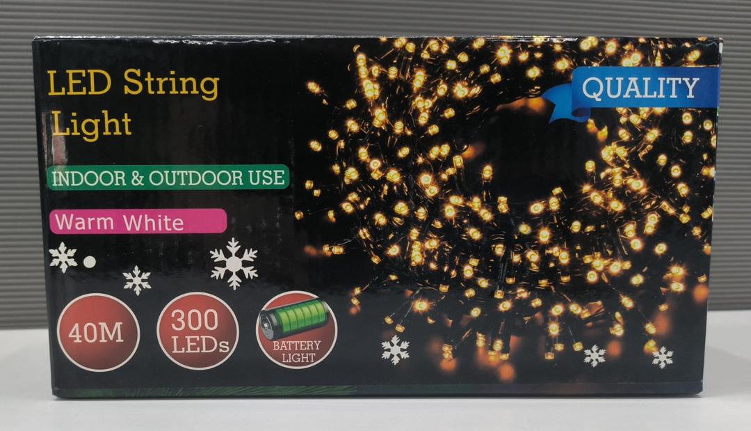 Avoalre LED String Lights Battery Powered 40m 300LEDs Christmas Lights Fairy Lights Indoor Decoration with 8 Modes Auto Timer for Christmas Tree Wedding Party Outdoor Decorations - Multicolor