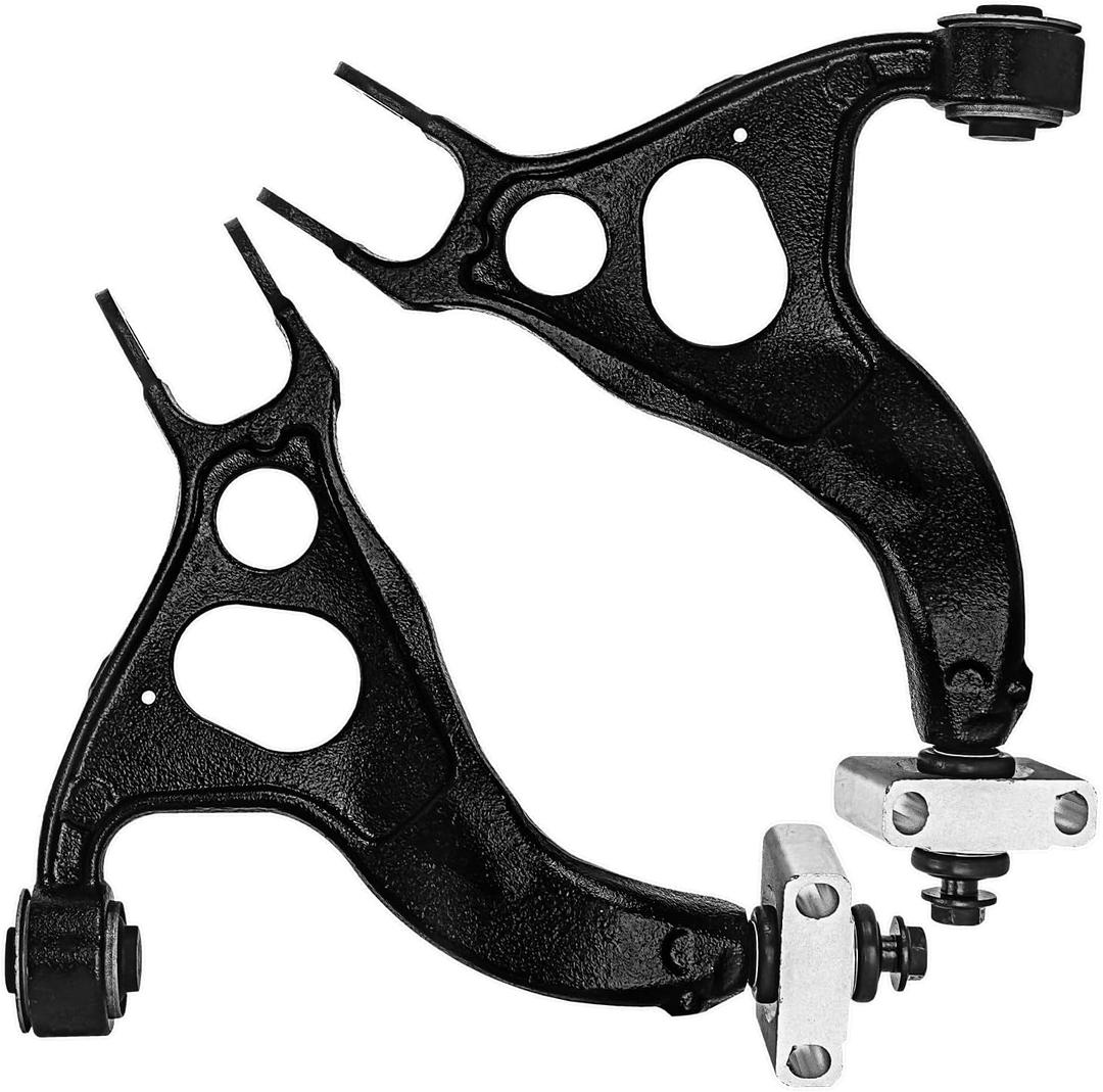 Detroit Axle - Rear 2pc Control Arms for Ford Explorer Flex Taurus Police Interceptor Sedan Utility Lincoln MKS MKT, 2 Upper Control Arms Replacement