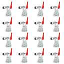 Acrux7 8 Pack Toggle Clamp, Small Toggle Clamps 60lb Holding Capacity 201-L Horizontal Adjustable Toggle Clamp Quick Release Hold Down Clamps for Woodworking, Smoker, Doors, Cabinets, Tool Boxes