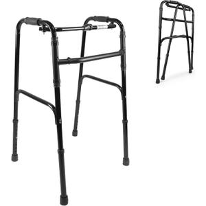 PEPE Mobility - Folding Walker Without Wheels, Lightweight, Adjustable Height, Seniors, Narrow, Elderly