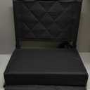 Sheenive Stadium Seats for Bleachers with Back Support, Bleacher Seats with Backs and Cushion Wide, Padded Portable Folding Comfort Stadium Chair with Shoulder Strap, Perfect for Sports Events (Black)