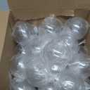 FUNSUEI 30 PCS 3.15 Inch Clear Plastic Christmas Ornaments Balls for Crafts Fillable, Fillable Christmas Ornaments Balls, Halloween, Birthday, Wedding, Craft Decor