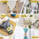 Polymer Material Reusable Napkin Band, Glue-Free Tear-Proof Water Resistant Oil-Proof Napkin Bands Set of 200(Assorted 4 Front Colors and Back Silver), 6 Adjustable Sizes Napkin Rings (A-009-hmix)