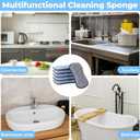 2 x GRANNY SAYS Sponges Kitchen for Washing, Dish Washing Scrubbers, Scrubbing Pad for Cleaning, Scrub Sponges for Kitchen Non - Scratch, Scouring Pad for Pots and Pans, Washable & Microfiber Pad, 6 Pack (Blue)