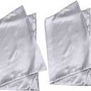GLEAVI 1pair Cooling Polyester Pillow Covers Zipper Soft and Breathable Pillowcases for Bedroom Deep of Ice Pillowcases for Easy Maintenance and Comfort