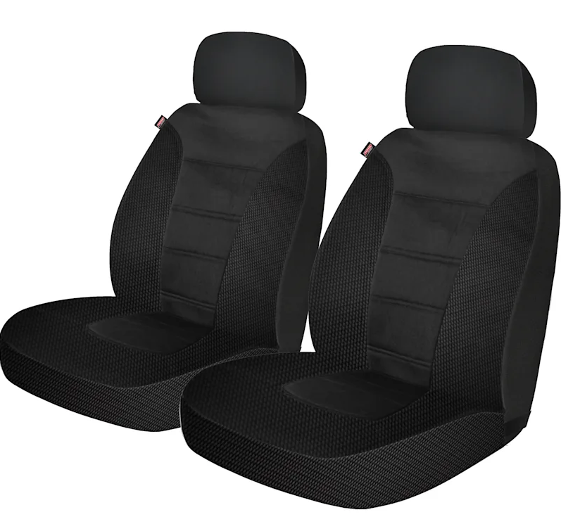 Dickies 2 Pc Dual-Protection Seat Covers - Black