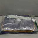 SpaceAid Recycling Bin for Kitchen 26 Gallon, 100L Recycle Bin with Lid and 2 Reusable Inner Bags, for Bottle Can Glass Plastic Stickers, Blue