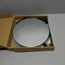 Chicken Water Heater for Winter, 110W Heated Poultry Waterer Base with Thermostat, 11 Inch Poultry Winter Deicer Heated Base with 9.8ft Power Cord (Silver)