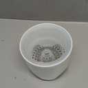 5 inch Orchid Pots with Holes for Repotting with Excellent Airflow, Set of 1, Double Layer Plastic Imitate Ceramic Orchid Planter, Clear Orchid Pot Match Decorative Orchid Container