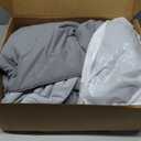 REST Evercool Cooling Comforter, Full/Queen, Blanket for Hot Sleepers, All Season Bedding to Keep Cool for Night Sweats, Breathable Lightweight Blanket, 90"x90" Inches, Cool Gray