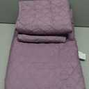 Exclusivo Mezcla Reversible King Size Quilt Bedding Set with Pillow Shams, Lightweight Quilts King Size, Soft Bedspreads Bed Coverlets for All Seasons - (Dusty Lavender, 104"x96")