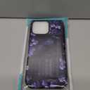 Case Compatible with iPhone 16 Pro Max,Compatible with MagSafe,Glossy Fall Prevention Hybrid 2-Layer Hard Shell Cases for Girls Boys,Purple Floral Crow Bookshelf