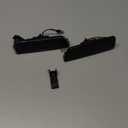 Front LED Side Marker Lights for Volkswa-gen 1999-2005 GOLF MK4JE-TTA MK4,2000-2003 GTI/R32 MK4,1999-2002 CABRIO, MK4 Smoked Lens Side Bumper Marker Lights, Amber LED Turn Signal Lamps, 2 PCS