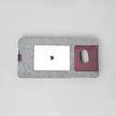 Extended Desk Mat  Large Felt & Leather Desk Protector with Pen Holder, Cable Organizer, and Smooth Mouse Area for Office Use