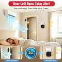 WiFi Door Chime, SanJie Door Sensor Alarm with Phone Notifications for Kids Safety & Dementia Care, Door Open Alert for Home Security and Business Use, 20 Chimes, 5 Volume Levels, 2.4GHz Only