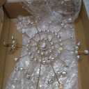 ChamBay Elegant Snowflake Tree Topper, 11" Gold Christmas Tree Topper with Crystal, Metal Tree Toppers Christmas Decorations, Vintage Xmas Tree Topper, Snowflake Ornaments for Christmas Tree Top