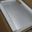 Amorho Bathroom Mirror, 24x36 Inch White Thick Metal Framed Wall Mirrors for Over Sink, Bedroom, Living Room, Entryway, Rectangle Wall-Mounted Mirrors(Horizontal/Vertical).