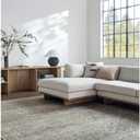 Livabliss x Galey Alix Collins Avenue VI Vintage Medallion Area Rug, 7'9" x 10' (8' x 10'), Light Brown