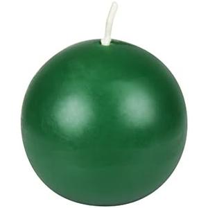Zest Candle 4-Piece Ball Candles, 3-Inch, Hunter Green