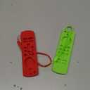 2 Pcs Glowing Remote Cover Compatible with Amazon Fire TV Stick, HD, 3rd Gen., 4K Remote Controller, Silicone Protective Case with Lanyard, Glowing Green + Red