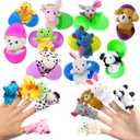 Easter Eggs Basket Stuffers 2.76'' Finger Puppet for Theme Party Favor, Egg Hunt Filler, Goodie Bag Fillers, Classroom Prize Supplies 10 Pack