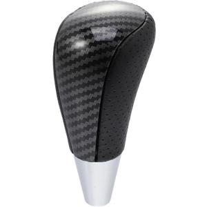 X AUTOHAUX Car Automatic Gear Stick Shift Knob for Toyota for Toyota RAV4 Corolla Avalon Yaris 4Runner Sienna Camry Tacoma for Lexus ES GS SC RX LS Black Carbon Fiber Pattern
