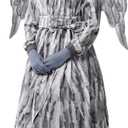 Spooktacular Creations Girls Angel Costume, Kids Halloween Sculpture Statue Pattern Costume, Fallen Angel Dress for Cosplay (Medium(7-8 yrs))