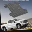 3W Truck Bed Mat Fit 2019-2024 2025 2026 Chevy Silverado 1500 & GMC Sierra 1500 6.6FT Standard Bed (Not Fit 5.5'/5.8'/6.8'/8.2' Bed) All Weather TPE Custom Fit Heavy Duty Pickup Accessories Trunk Mat