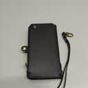 misile- Wallet Case for Samsung Galaxy Z Fold 7, Retro Leather Case Shockproof Protection Flip Cover with Card Slots and Wrist Strap (ZFOLD 7,Black)