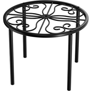 Plant Stand Flower Stand - Metal Plant Holder for Garden Home, Anti-rust Plant Rack for Multiple Plant Indoor or Outdoor. (7.9in Flower)