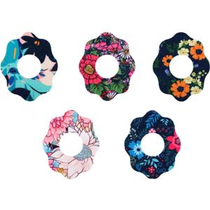 25pcs Waterproof Adhesive Patches for Libre 3 Sensor, Sweatproof CGM Monitor Sticker Covers Breathable Secure Sensor Covers for Libre 3 Accessories (Flower Designs)