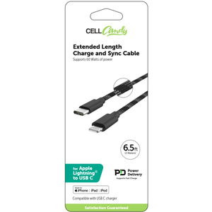 CELL Candy Extended Lenght Charge and Sync Cable 6.5 ft