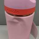 Owala FreeSip Insulated Stainless Steel Water Bottle with Straw for Sports and Travel, BPA-Free Sports Water Bottle, 24 oz, Pink, Angel Food Cake